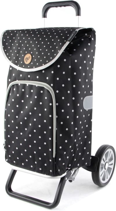 Andersen SHOPPER MANUFAKTUR Boodschappentrolley Alu Star Shopper Ole 41L Black Zwart 111cm