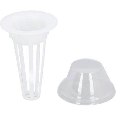 Hydroponische Pods Kit Zonder Aarde Kweekmandjes Kweekkoepels Podetiketten Hydroponische Benodigdheden voor Binnen white