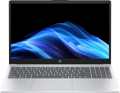 HP OmniBook 3 NGAI 15-fn0050nd Copilot+ PC AMD Ryzen AI 5 330 Laptop 39,6 cm (15.6") Full HD 16 GB DDR5-SDRAM 512 GB SSD Wi-Fi 6 (802.11ax) Windows 11 Home Zilver