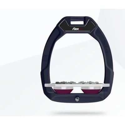 Veiligheidsstijgbeugels Plat Ultra Grip Aluminium/Grijs/Pruim Flex-On Safe-On