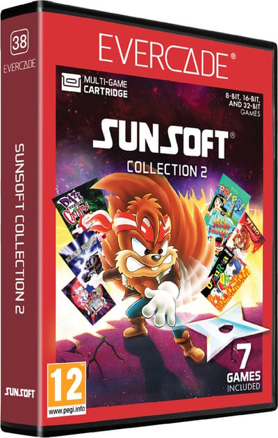 Evercade - Sunsoft - cartridge 2 (7 games)