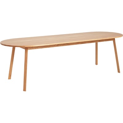 HAY - Triangle Leg Tafel rechthoekig - 250 x 85 cm - eiken helder gelakt - bruin