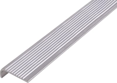 Trapneus Profiel - Vloerprofiel Bescherming - Trap Rand Beveiligen - Aluminium Duurzaam Materiaal - 100cm Lengte - Naturel