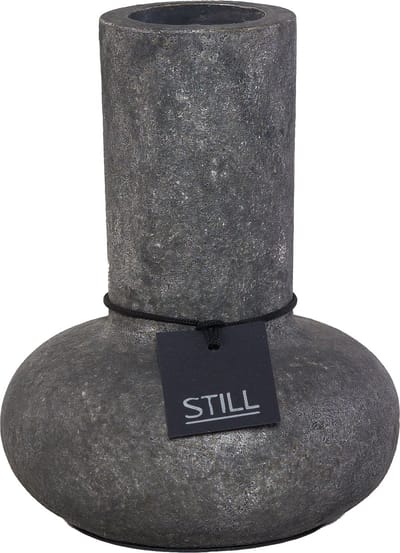 STILL - Low Vase - Earth - Grijs - 25 x 20 cm