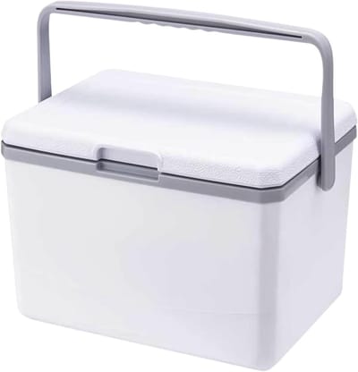 Ice Box Cooler - Draagbare Koeler - Buitenactiviteiten - Krachtige Isolatie - 5 L - Wit