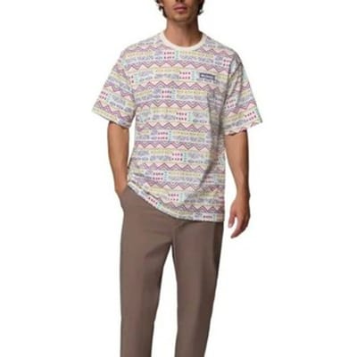 T-shirt Korte Mouw Columbia Heavyweight Printed