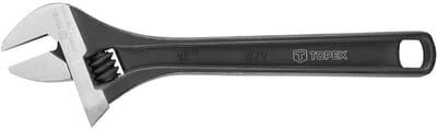 Topex - Verstelbare Sleutel - 300mm - 0-41mm - Chroom-Vanadiumstaal