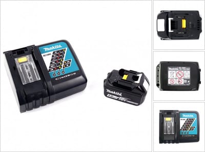 Makita DC 18 RC accu snellader + Makita BL 1850 B - 18 V 5,0 Ah Li-ion accu