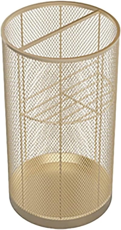 Parapluhouder Metaal - Paraplustandaard Houder - Hal Opbergen - Met Lekbak - 30x30x55 cm - Goud