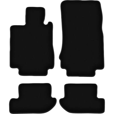 BASIC zwarte velours matten voor: Mercedes CL W215 coupé (1999-1006)