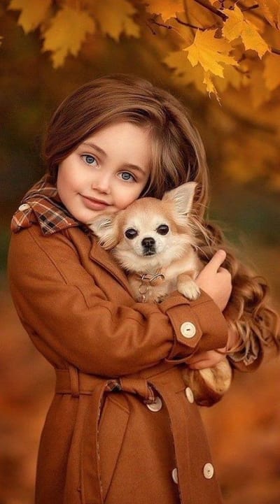 Diamond Painting - Meisje met Hond – 50x40cm - Diamond painting - Diamond painting pakket – volledig bedekt – Volwassenen - ronde steentjes