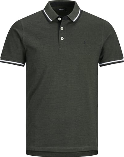 Jack & Jones Poloshirt Jjepaulos Polo Ss Noos Pls 12143859 Forest Night Mannen Maat - 8XL