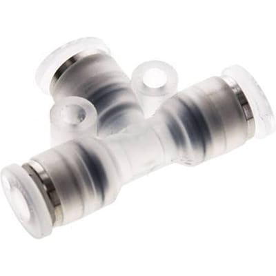 4mm T-koppeling PA Insteekfitting FDA EPDM