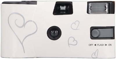 Dailygoods- Wegwerpcamera Retro - Filmcamera met Flits - 27 Belichtingen - 35 mm Kleurenfilms - Geschikt voor Bruiloft/Jubileum - Eenvoudig in Gebruik