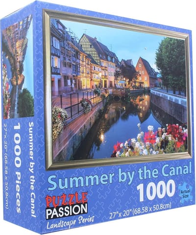 Puzzle Mate - puzzel - Summer by the Canal - 1000 stukjes