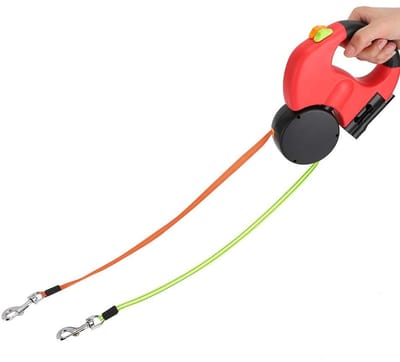 Cosensi - Uittrekbare Hondenriem met LED Verlichting en Reflecterende Nylon