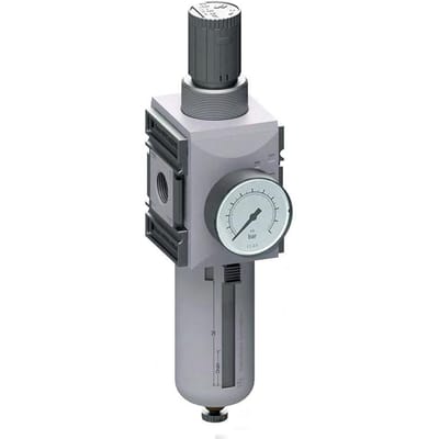 Filterregelaar G1'' 13000l/min 0.1-2.0bar/1-29psi Semi-Auto Polycarbonaat Futura 4