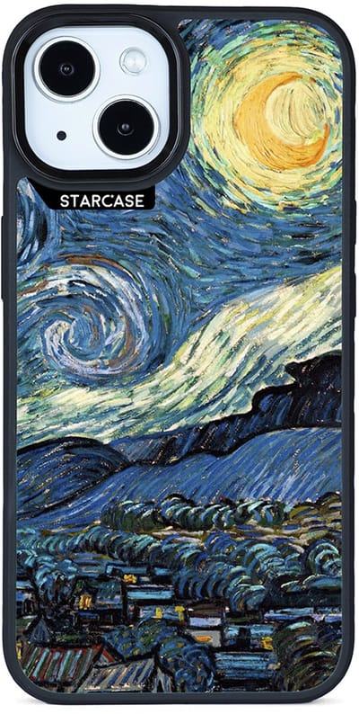 iPhone 13 hoesje - magsafe hoesje / Starcase Sterrennacht / Starry Night / iPhone hoesje met Magsafe