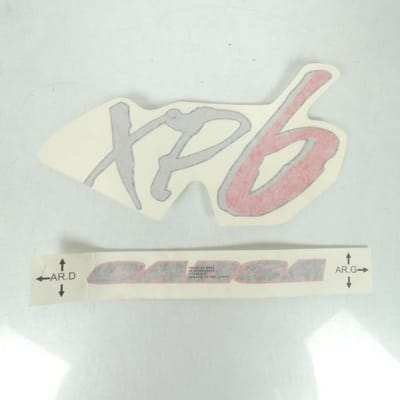 Jeu de décors côté gauche pour moto Peugeot 50 XP6 800731 Rouge Neuf