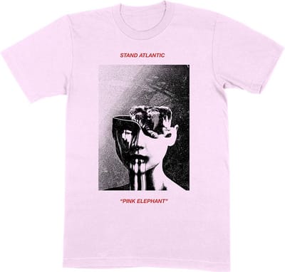 Stand Atlantic - Pink Elephant Heren T-shirt - S - Roze