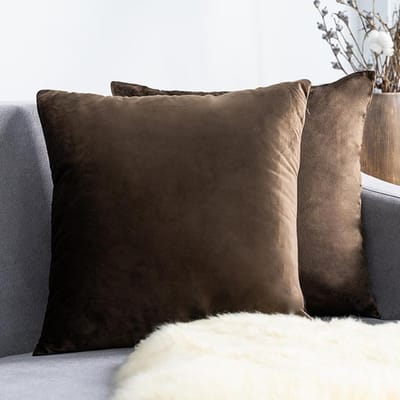 45x45cm Effen Kleur Fluweel Kussenhoes Pluche Sierkussenhoes Voor Bank Auto Huis Decoratieve Kussensloop Kussenhoes Decoratie 45x45cm