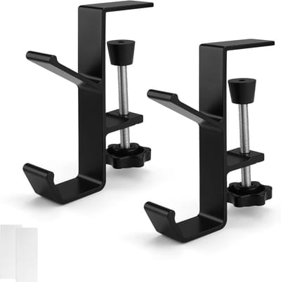 Headset Houder - 2 Pcs Tafel Tas Haken - Upgrade Lades - Handtas Houder voor Tafel - Modern - Geschikt voor Handtassen - Rugzakken - Hoofdtelefoons