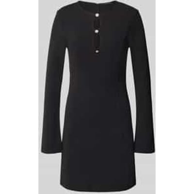 Knielange jurk met stretch model 'CLAUDIE'