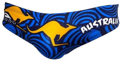 Turbo Australia Zwemslip Blauw S Man