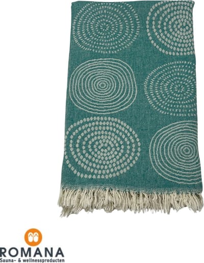 Romana Products Bali Hamamdoek - Baddoek - Strandlaken - Saunalaken 100cm x 180cm - Petrol