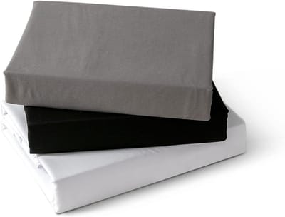 Bedding Hoeslaken geborsteld microvezel hoeslaken 30 cm diepte zak (zwart, 140x200cm)