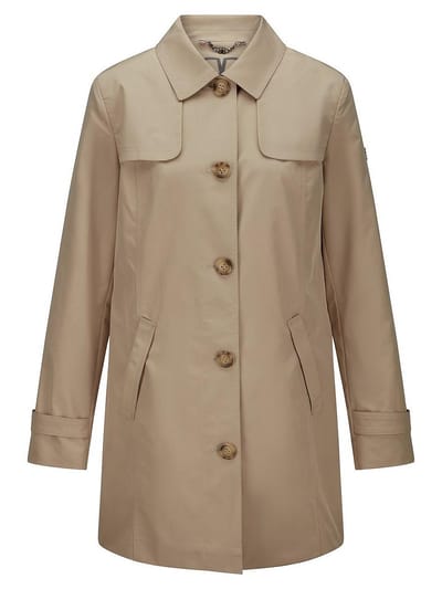Lange jas Van BASLER beige