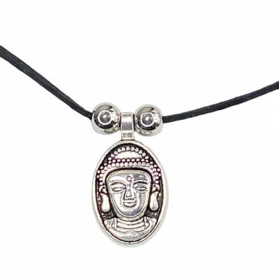 Ketting Boeddha zilverkleur verstelbaar - Charme Bijoux