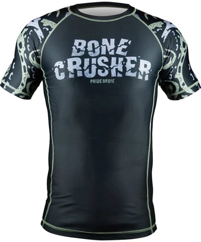 PRiDEorDiE Rash Guard Bone Crusher V.2 Black - L
