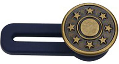 3 stuks spijkerbroek verlengknoop- 3.5 cm - knoopverlenger - verstelknoop - spijkerbroek te strak - Wonderknopen - Zwangerschap Broekverbreder - Knoopsgat verlengers - Bons Sterren