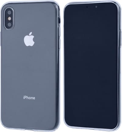 Binnenstructuur Transparant TPU Backcover voor Apple iPhone X-iPhone Xs