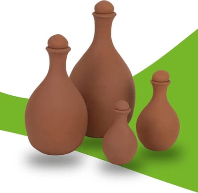2 x Underland gietpot 300ml - automatische irrigatie - bespaart water - handgemaakt Spanje Watering Can