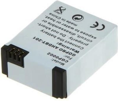 Jupio GoPro Hero 3 AHDBT-201 1050 mAh - Accu voor GoPro Hero3