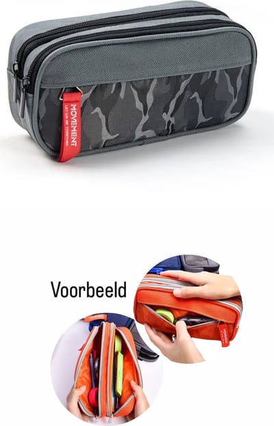Akyol - Camouflage etui | leger print | camouflage | school | pennen | School spullen | etui voor jongens-etui voor meisjes -leger etui -legerprint etui - camouflage etui voor school -pennen etui leger -pennen etui camouflage- sinterklaas cadeau etui