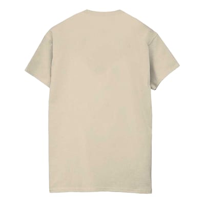 Disney Dames/Dames Mickey Mouse Kamille Hoofd Katoenen Vriendje T-shirt (Zand)