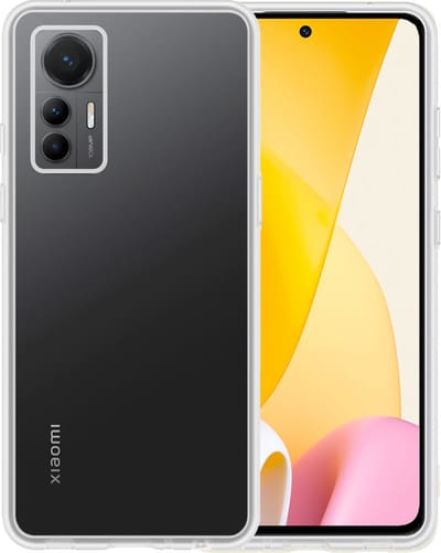Hoesje - Geschikt voor Xiaomi 12 Lite - Sterk & Shockproof - Siliconen Case - Hoes Cover - Telefoonhoes - Transparant