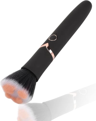 Oplaadbare Vibrerende Make-up Borstel met 10 Snelheden voor Foundation, Concealer en Blush, Ideaal voor Losse Poeder en Make-up Applicatie