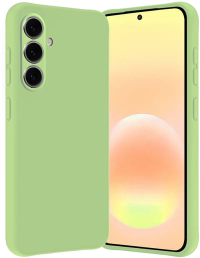 Hoes - Geschikt voor Samsung Galaxy A57 - Sterk & Shockproof - Hoesje Cover - Siliconen Case - Groen