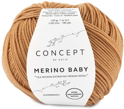 Katia Concept Merino Baby - 99 camel - Wol Garen