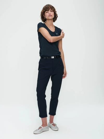 T shirt V Neck Easy Wear Organic Cotton | Blue - Blue / XXL