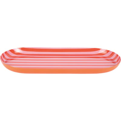 Present Time - Dienblad Animado Oval Large - Oranje - 38x18x2,5 cm