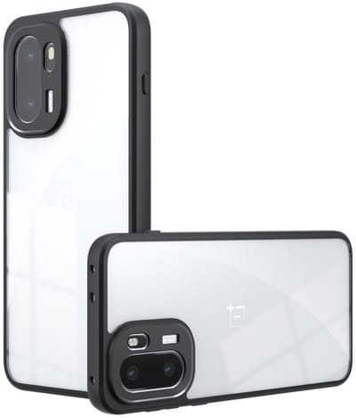 Coverup Hoesje - Geschikt voor OnePlus 15R Hoesje - Coverup Transparante Back Cover met Camera Cover - Transparant