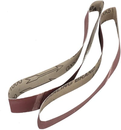 Dailygoods- Schuurband 75 x 533 mm - 10 Stuks - Aluminium Oxide - Slijtvast - Voor het verwijderen van bramen - Hoogwaardige kwaliteit - Schuurriem