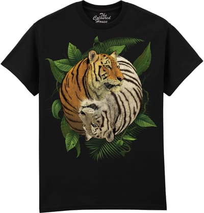 Tijger Yin Yang The Coloured House T-shirt M