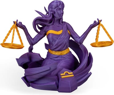 Libra zodiac sign beeldje weegschalen