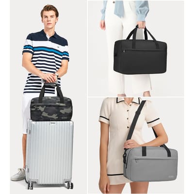 Kono Reistas Unisex Handbagagetas Ryanair Gym Weekender Tas Voor Reizen En Fitness, Compact En Praktisch zwart